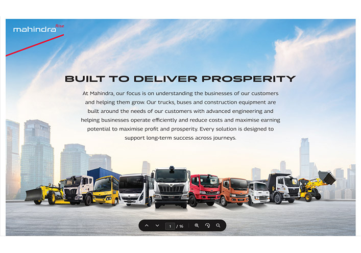 MAHINDRA TRUCK & BUS CALENDAR 2026