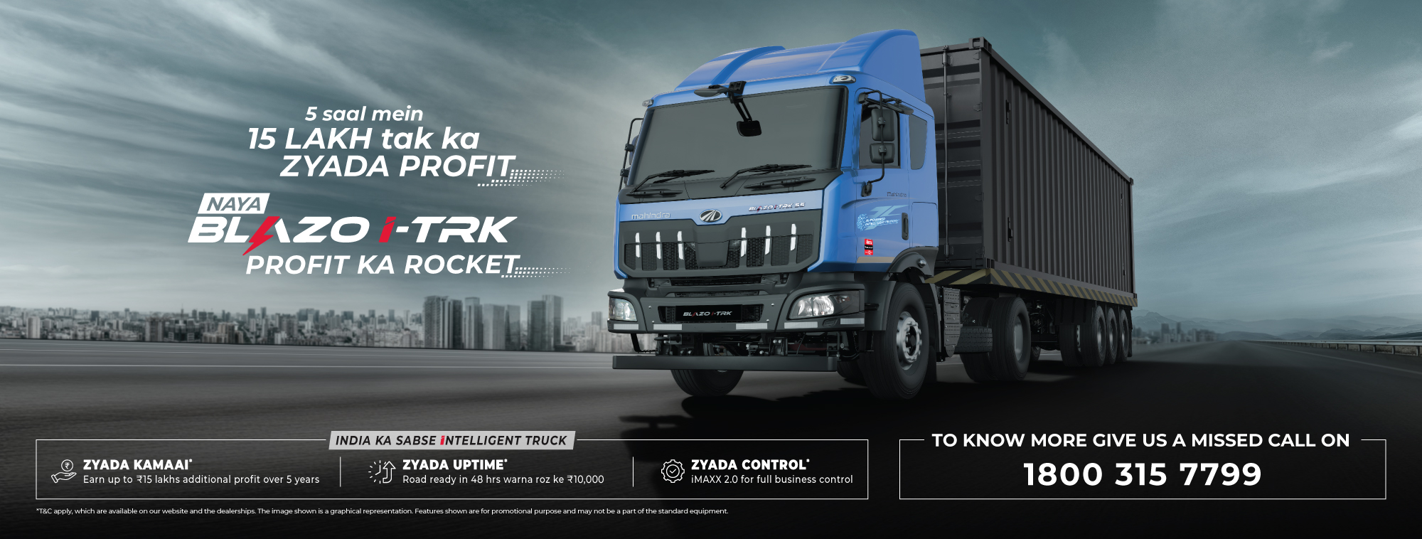 Mahindra Blazo Teaser Banner 3